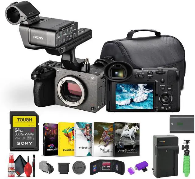Main image of Sony FX2 Cinema Camera Kit w/ XLR Handle  Dual XLR Audio, Full-Frame 4K + More