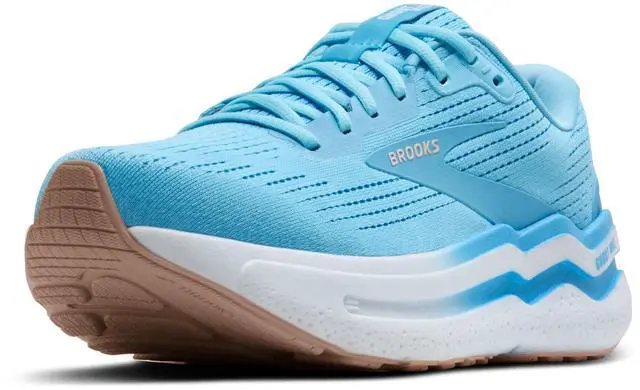 Main image of Brooks Womens Ghost Max 2 Neutral Running & Walking Shoe - Baltic Sea/Bonnie Blue/Peach - 11.5 Medium