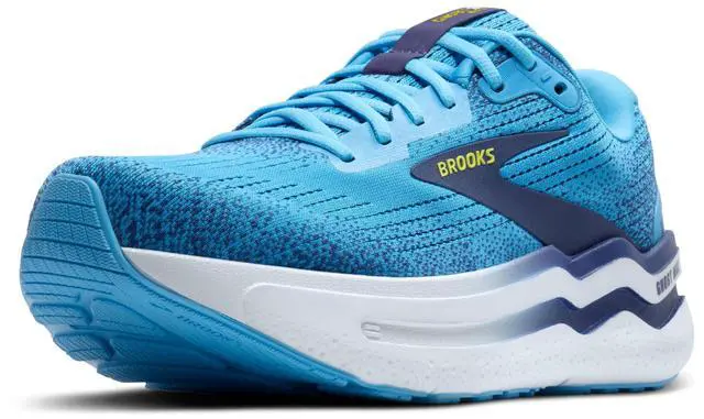 Main image of Brooks Mens Ghost Max 2 Neutral Running & Walking Shoe - Bonnie Blue/Blue Ribbon/Yellow - 10.5 Medium