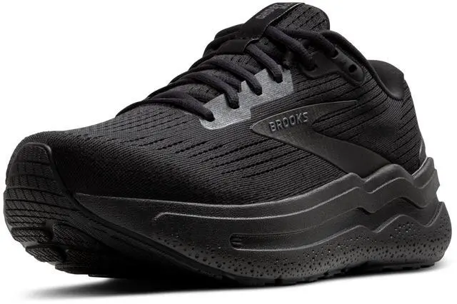 Main image of Brooks Mens Ghost Max 2 Neutral Running & Walking Shoe - Black/Black/Ebony - 12 Wide