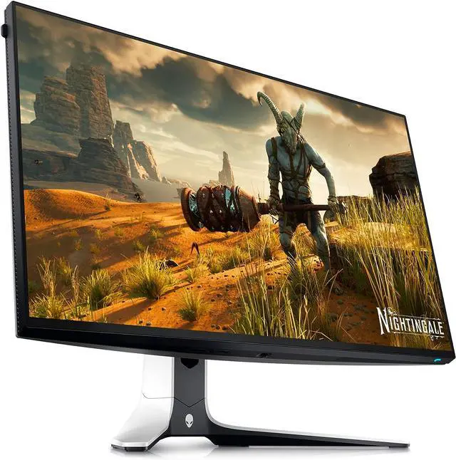 Alt view image 9 of 10 - Alienware Gaming Monitor - 27-inch (2560 x 1440) 240Hz Display (DP 1.4), 1ms Response Time, NVIDIA G-Sync, Preset OSD Modes, Height/Tilt/Swivel/Pivot Adjustability - Lunar Light AW2723DF