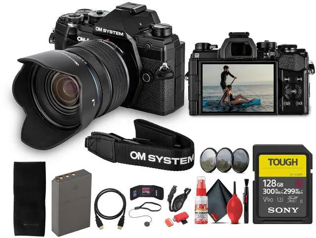 Main image of OM SYSTEM OM-5 Mirrorless Camera with 12-45mm f/4 PRO Lens Bundle