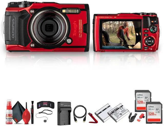 Main image of Olympus Tough TG-6 Digital Camera Bundle