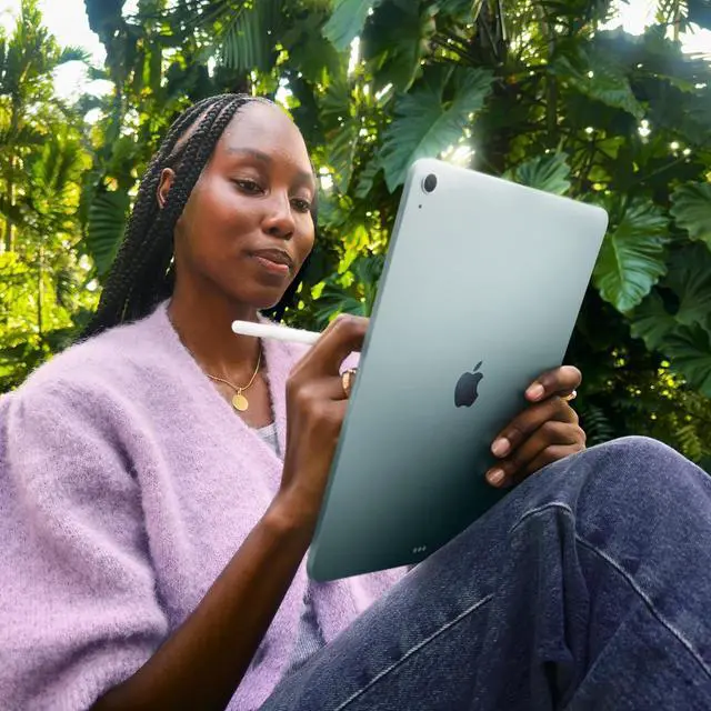 Alt view image 4 of 4 - Apple iPad Air 11-inch with M3 chip Built for Apple Intelligence, Liquid Retina Display, 128GB, 12MP Front/Back Camera, Wi-Fi 6E, Touch ID, All-Day Battery Life - Space Gray