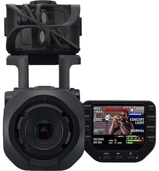 Alt view image 3 of 4 - Zoom Q8n-4k Handy Video Recorder, Memory Card microSDXC Extreme Pro 64GB, Bundle