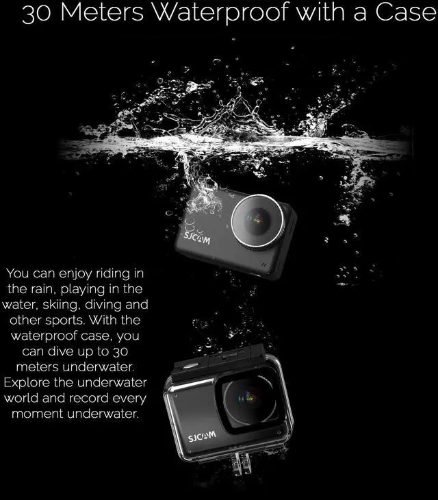 Alt view image 2 of 4 - SJCAM SJ10 Pro Dual Screen Action Camera Bundle