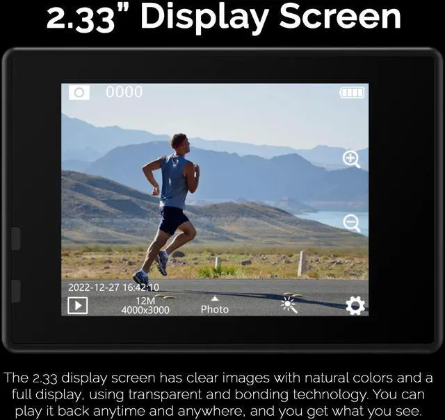Alt view image 4 of 4 - SJCAM SJ10 Pro Dual Screen Action Camera Bundle