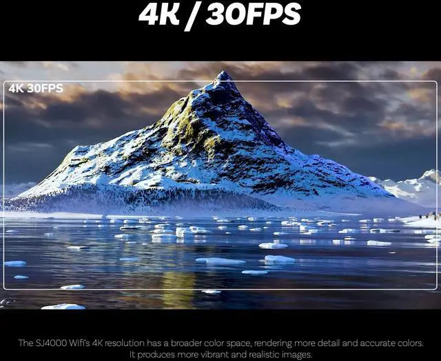 Alt view image 3 of 4 - SJCAM SJ4000 Dual Screen Action Camera Bundle