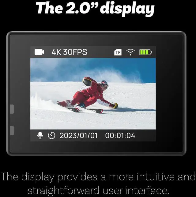 Alt view image 4 of 4 - SJCAM SJ4000 Dual Screen Action Camera Bundle