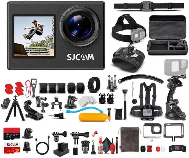 Main image of SJCAM SJ4000 Dual Screen Action Camera Bundle
