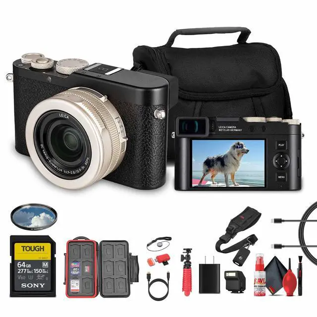 Main image of Leica D-Lux 8 Digital Camera (100 Years of Leica Limited Edition) + 64GB Card + More