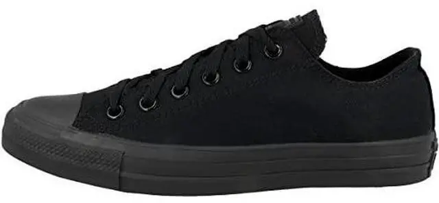 Main image of Converse Unisex Chuck Taylor Classic Colors Sneaker ,Black Monochrome, Men's 9 / Women's 11 Medium