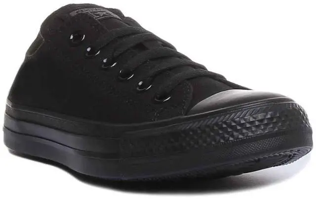 Alt view image 3 of 4 - Converse Unisex Chuck Taylor Classic Colors Sneaker ,Black Monochrome, Men's 9 / Women's 11 Medium
