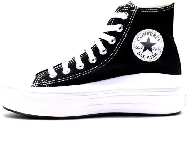 Main image of Converse Women's Fashion Running Shoe, Black Natural Ivory White, 7