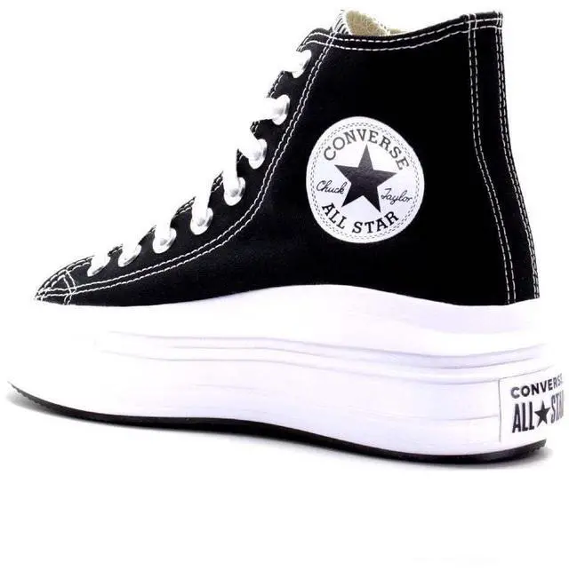 Alt view image 2 of 3 - Converse Women's Fashion Running Shoe, Black Natural Ivory White, 7