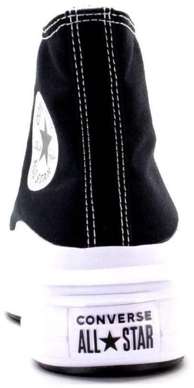 Alt view image 3 of 3 - Converse Women's Fashion Running Shoe, Black Natural Ivory White, 7