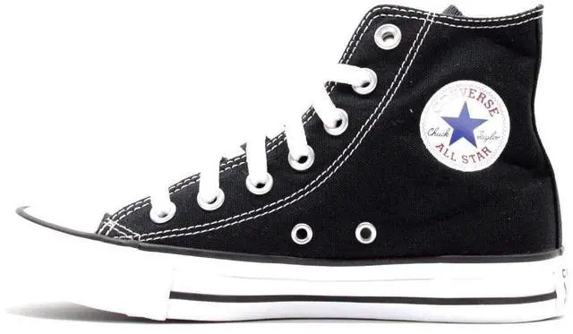 Main image of Converse Chuck Taylor All Star Canvas High Top,Black/White, 7.5 Women/5.5 Men