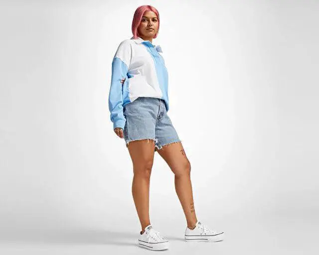 Alt view image 2 of 3 - Converse Women's Chuck Taylor All Star Lift Clean Sneaker, White/Black/White, 10