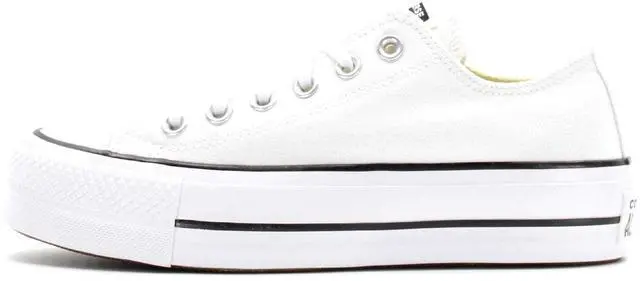 Alt view image 3 of 5 - Converse Womens Chuck Taylor All Star Lift Sneakers, White/Black/White, 8.5 Medium US
