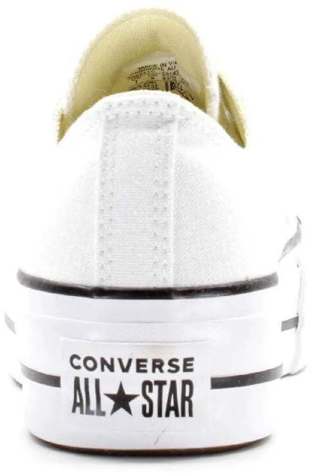 Alt view image 5 of 5 - Converse Womens Chuck Taylor All Star Lift Sneakers, White/Black/White, 8.5 Medium US