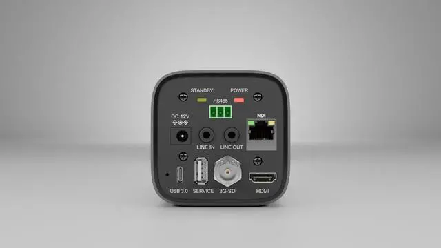 Alt view image 3 of 3 - PTZOptics Studio SE Professional Camera, 1080p, NDI HX3, 12X/20X Zoom, HDMI, SDI, USB, IP Output (12X, Grey)