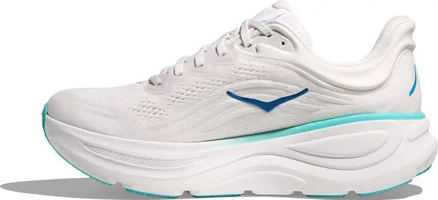 Alt view image 4 of 5 - Hoka Bondi 9 Mens Running Shoe - White/Blue