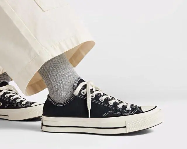 Alt view image 3 of 4 - Converse All Star '70s Unisex Sneakers, Black, 12 US Women/10 US Men