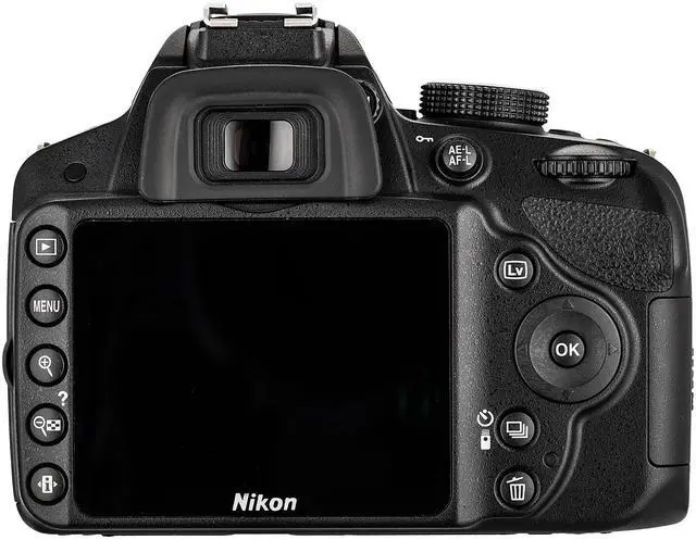 Alt view image 3 of 4 - Nikon D3200 DSLR Camera with 18-55mm VR Lens 24.2MP, Full HD 1080p Video + More (Bundle)