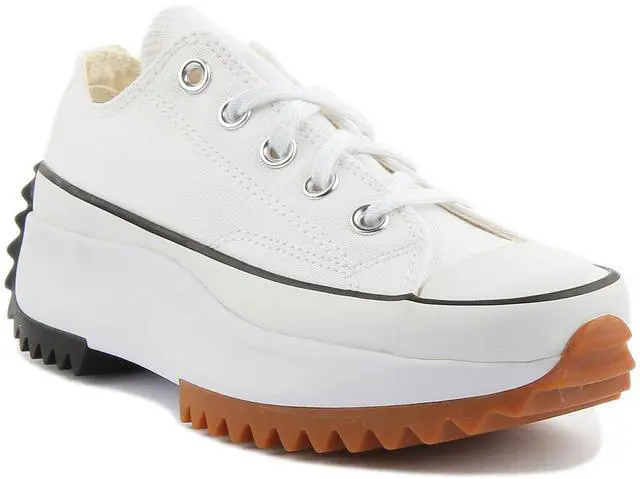Alt view image 2 of 3 - Converse Run Star Hike Hi Sneakers, Black/White/Gum, 11.5 US Women/10 US Men