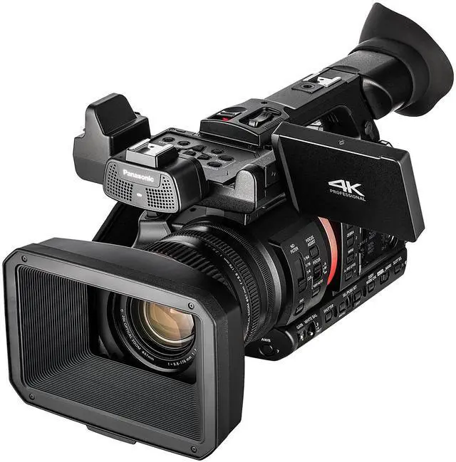 Alt view image 2 of 4 - Panasonic AG-CX350 4K Camcorder (AG-CX350) W/Padded Case, 128 GB Memory Card + More