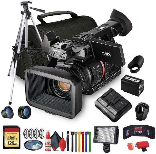 Main image of Panasonic AG-CX350 4K Camcorder (AG-CX350) W/Padded Case, 128 GB Memory Card + More