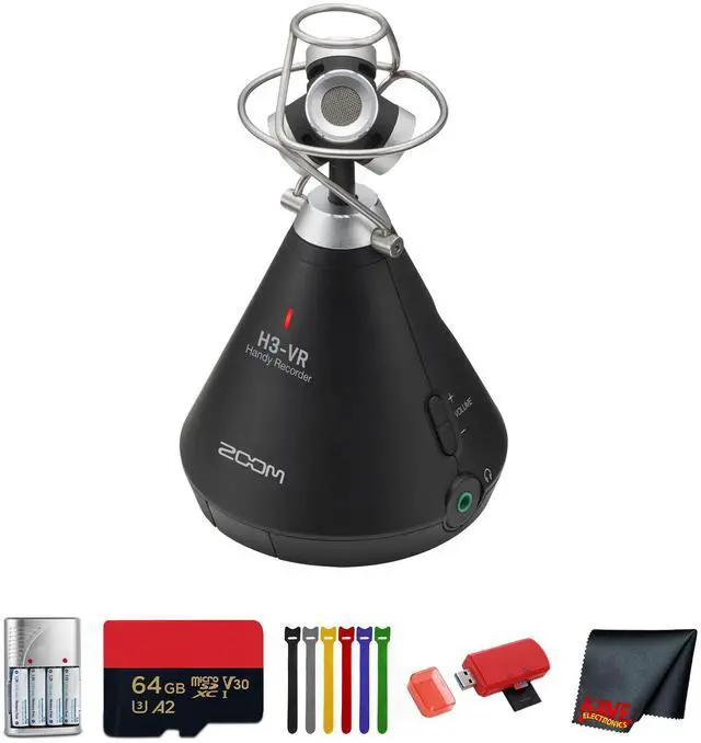 Main image of Zoom H3-VR Handy Audio Recorder with Built-In Ambisonics Mic Array, Bundle