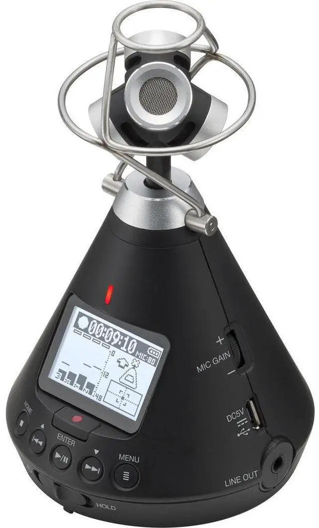 Alt view image 4 of 4 - Zoom H3-VR Handy Audio Recorder with Built-In Ambisonics Mic Array, Bundle