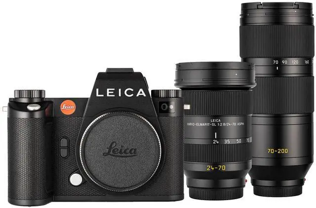 Main image of Leica SL3 Mirrorless Camera with 24-70mm and 70-200mm Lenses Kit