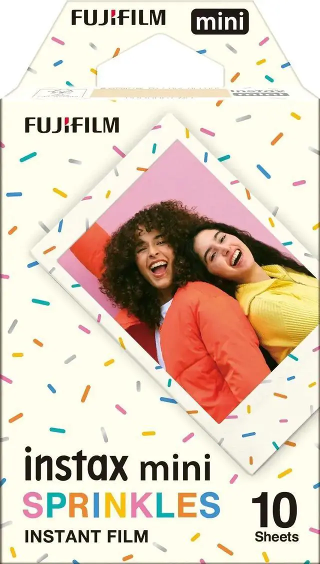 Alt view image 2 of 4 - 4xFUJIFILM INSTAX MINI Spinkles Instant Film (10 Exposures), Microfiber Cleaning Cloth, Bundle