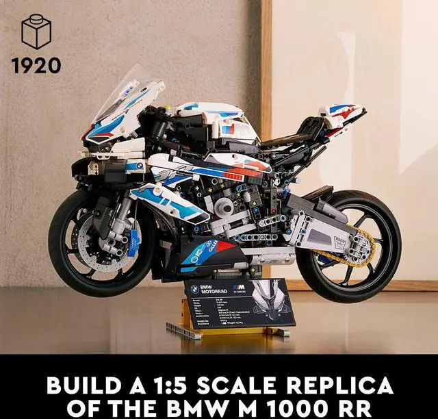Alt view image 8 of 9 - LEGO Technic BMW M 1000 RR 42130 Model Building Set for Adults (1,925 Pieces)