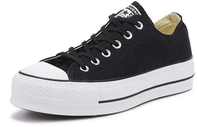 Alt view image 2 of 4 - Converse Women's Chuck Taylor All Star Lift Sneaker, Black/White/White, 6