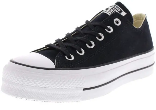 Alt view image 4 of 4 - Converse Women's Chuck Taylor All Star Lift Sneaker, Black/White/White, 6