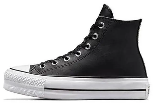 Main image of Converse Women's Chuck Taylor All Star Lift Clean Sneaker, Black/Black/White, 5