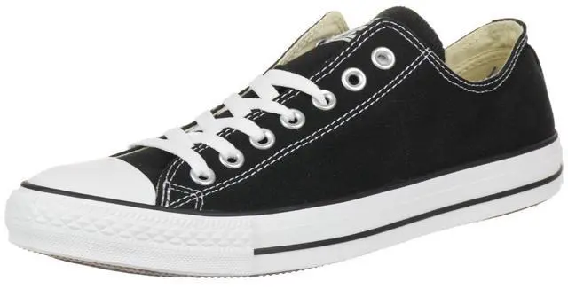 Main image of Converse Chuck Taylor All Star Canvas Low Top Sneaker, Black/White ,10 US Men/12 US Women