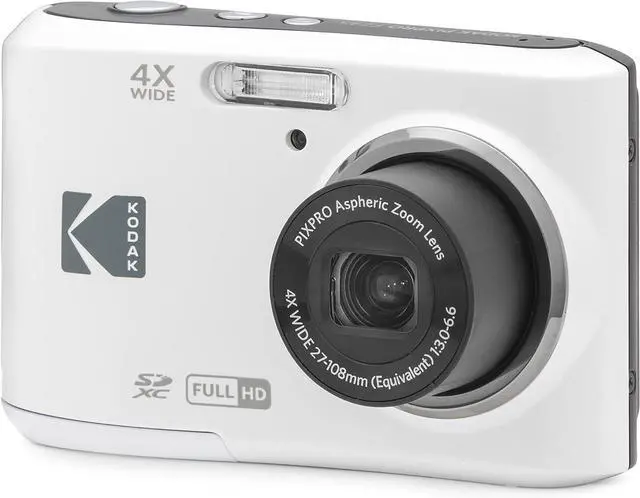 Alt view image 11 of 11 - Kodak PIXPRO FZ45 Friendly Zoom Digital Camera (White)
