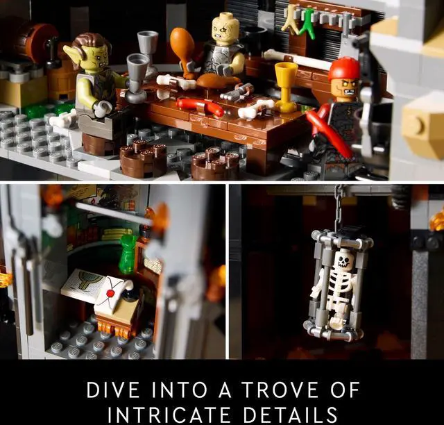 Alt view image 4 of 4 - LEGO Icons Lord of The Rings Barad-dûr Building Set for Adults - Lord of The Rings Collectible for Fans - Includes 6 Minifigures - Gift for Men and Women - 10333