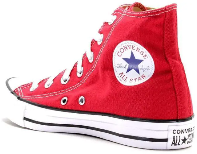 Alt view image 2 of 3 - Converse Unisex Sneakers Hi-Top Trainers, Rot, 10.5 US Women