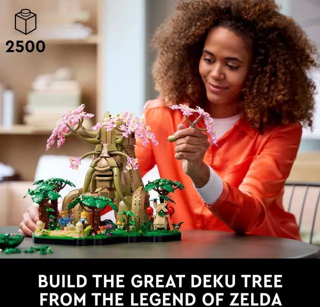 Alt view image 8 of 9 - LEGO The Legend of Zelda Great Deku Tree 2 in1 Building Set, 2500 Pcs, Age 18+