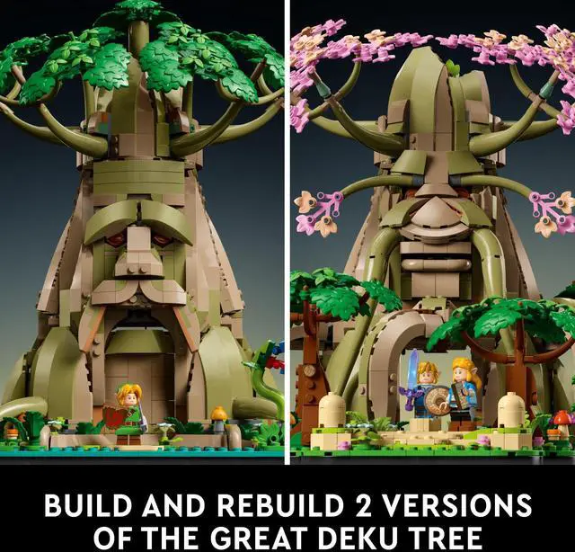 Alt view image 9 of 9 - LEGO The Legend of Zelda Great Deku Tree 2 in1 Building Set, 2500 Pcs, Age 18+