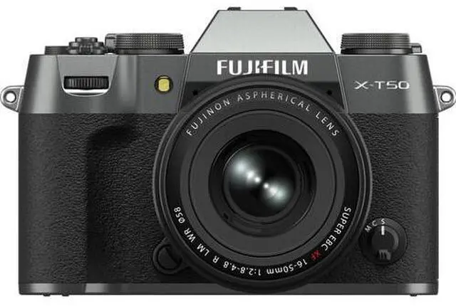 Alt view image 2 of 4 - Fujifilm X-T50 Mirrorless Camera with 16-50mm f/2.8-4.8 Lens (Charcoal) Bundle