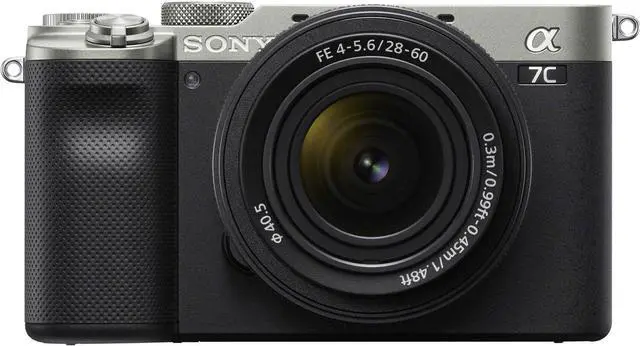 Main image of Sony Alpha 7C Full-Frame Compact Mirrorless Camera Kit - Silver (ILCE7CL/S)