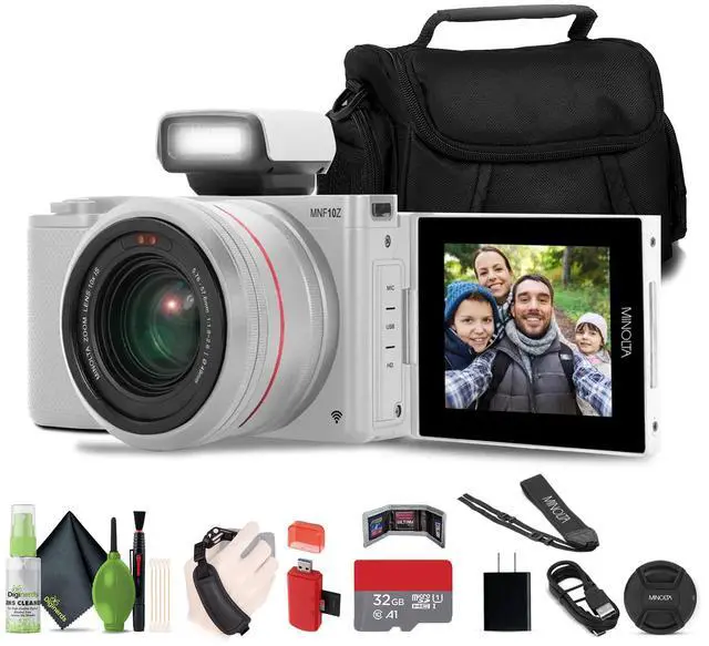 Main image of Minolta 72MP Camera w/10x Optical Zoom, Silver