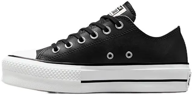 Main image of Converse Chuck Taylor All Star Lift Clean -Ox Women's Platform Sneakers, Black, 5 AU