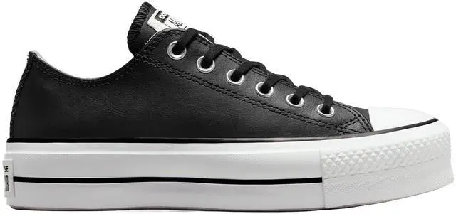 Alt view image 2 of 3 - Converse Chuck Taylor All Star Lift Clean -Ox Women's Platform Sneakers, Black, 5 AU